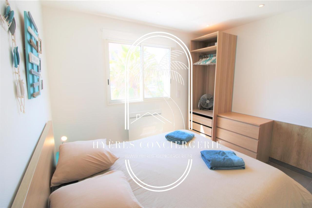 Villa Antoine Appartement Rdj Vue Mer Clim Wifi Parking Plage 50M La Garonne Ле-Праде Екстер'єр фото