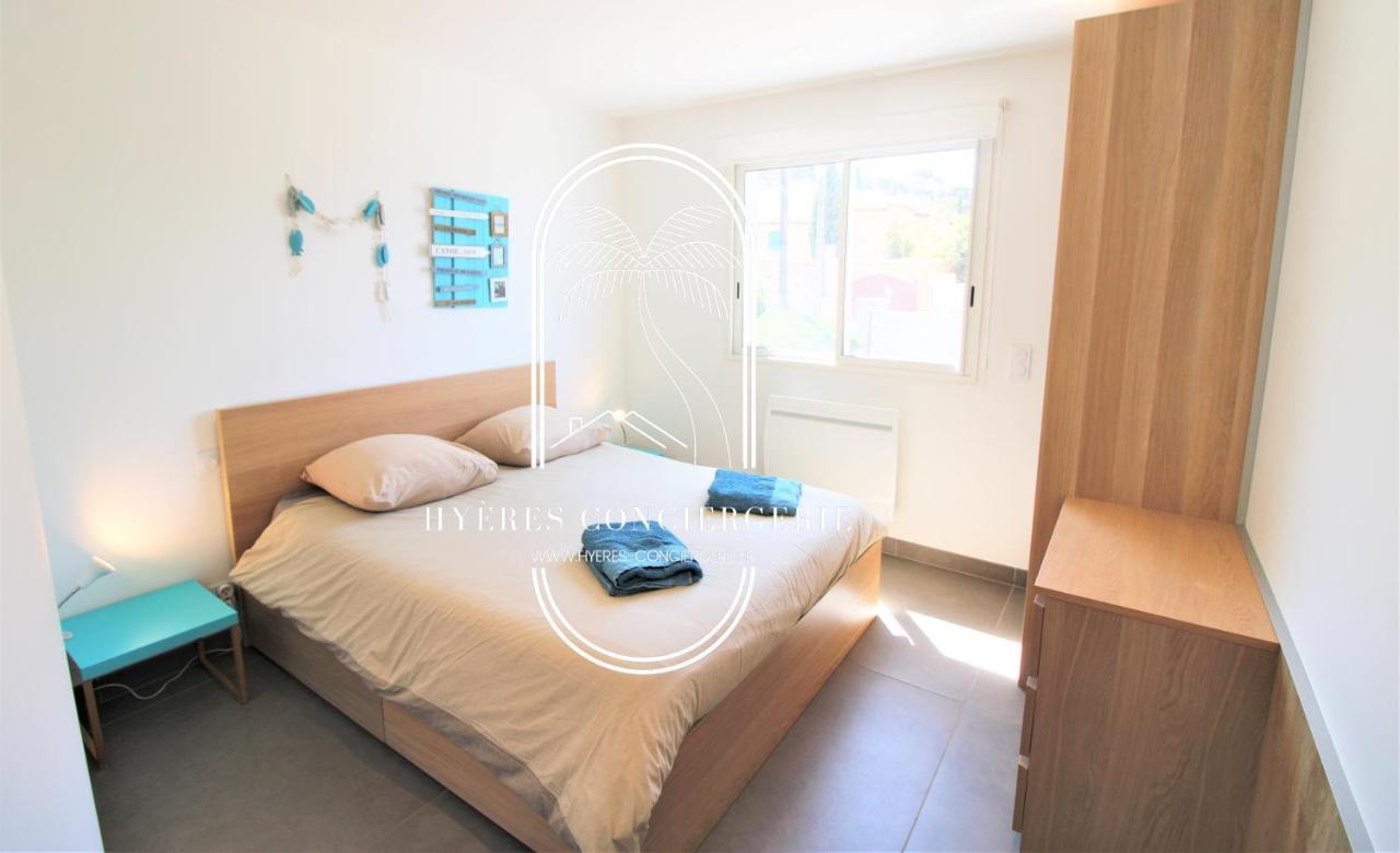 Villa Antoine Appartement Rdj Vue Mer Clim Wifi Parking Plage 50M La Garonne Ле-Праде Екстер'єр фото
