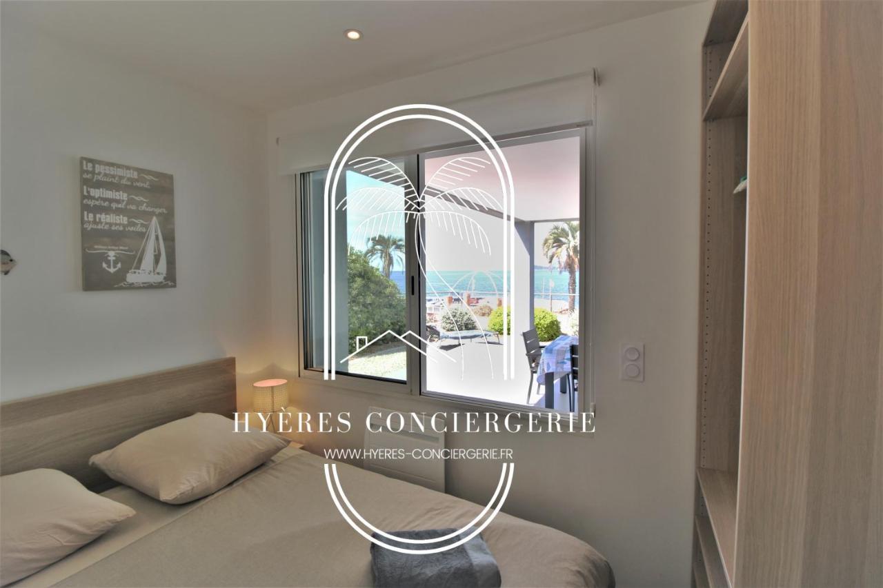 Villa Antoine Appartement Rdj Vue Mer Clim Wifi Parking Plage 50M La Garonne Ле-Праде Екстер'єр фото