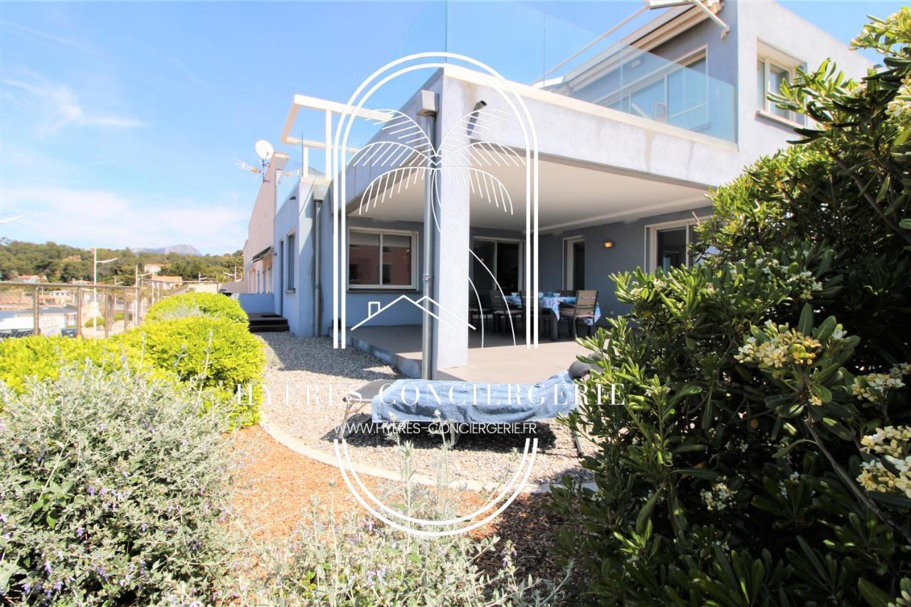 Villa Antoine Appartement Rdj Vue Mer Clim Wifi Parking Plage 50M La Garonne Ле-Праде Екстер'єр фото
