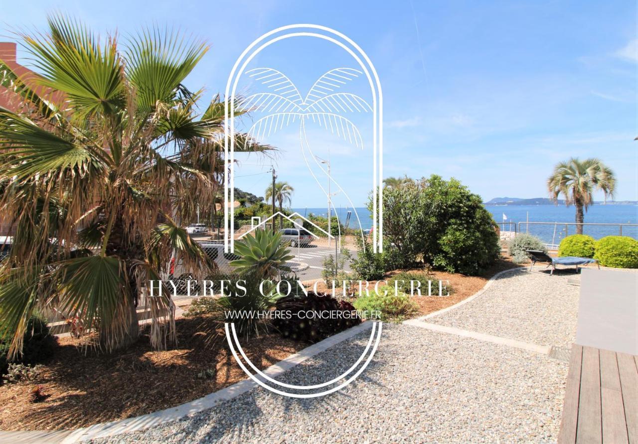 Villa Antoine Appartement Rdj Vue Mer Clim Wifi Parking Plage 50M La Garonne Ле-Праде Екстер'єр фото