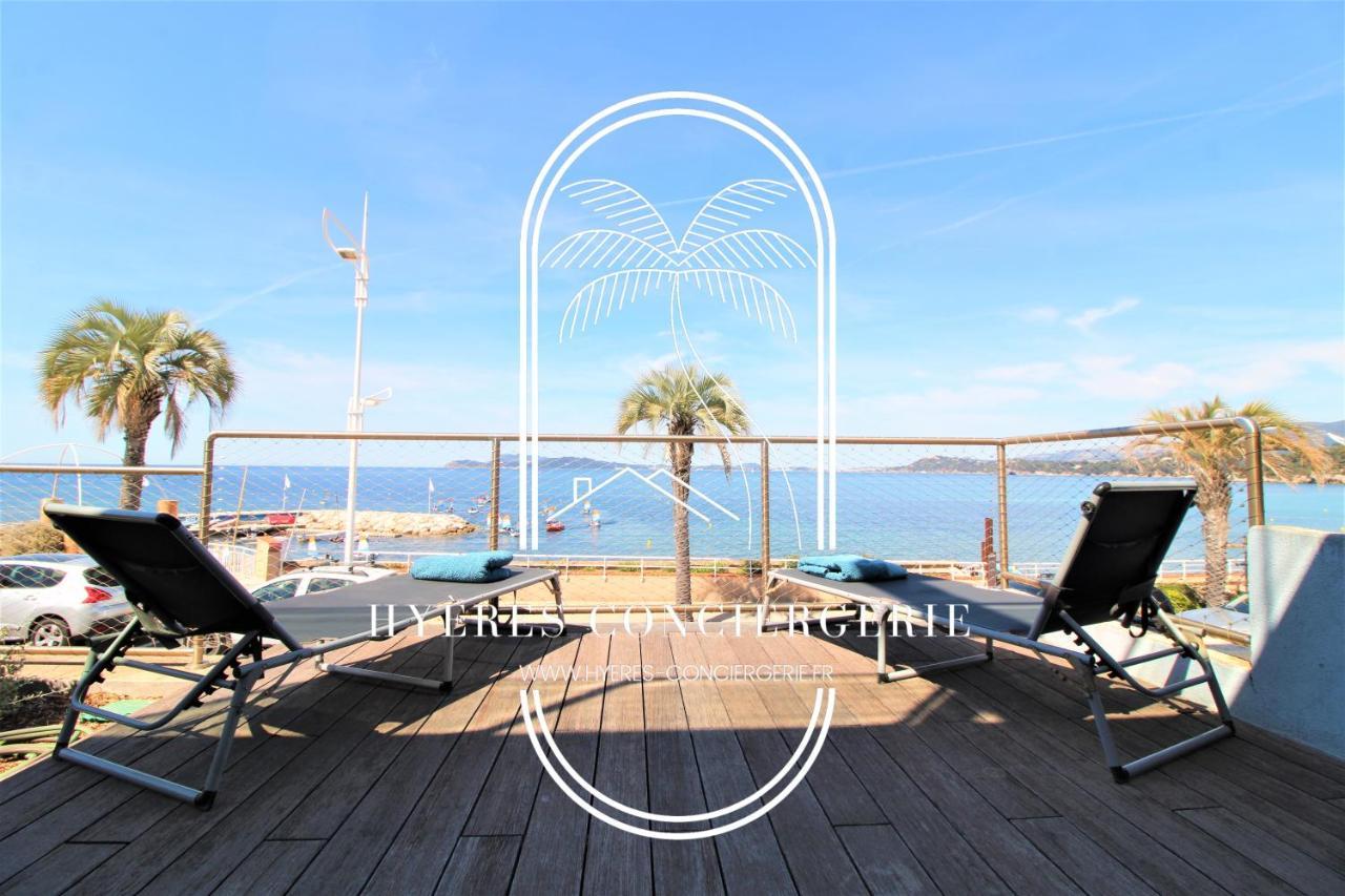 Villa Antoine Appartement Rdj Vue Mer Clim Wifi Parking Plage 50M La Garonne Ле-Праде Екстер'єр фото