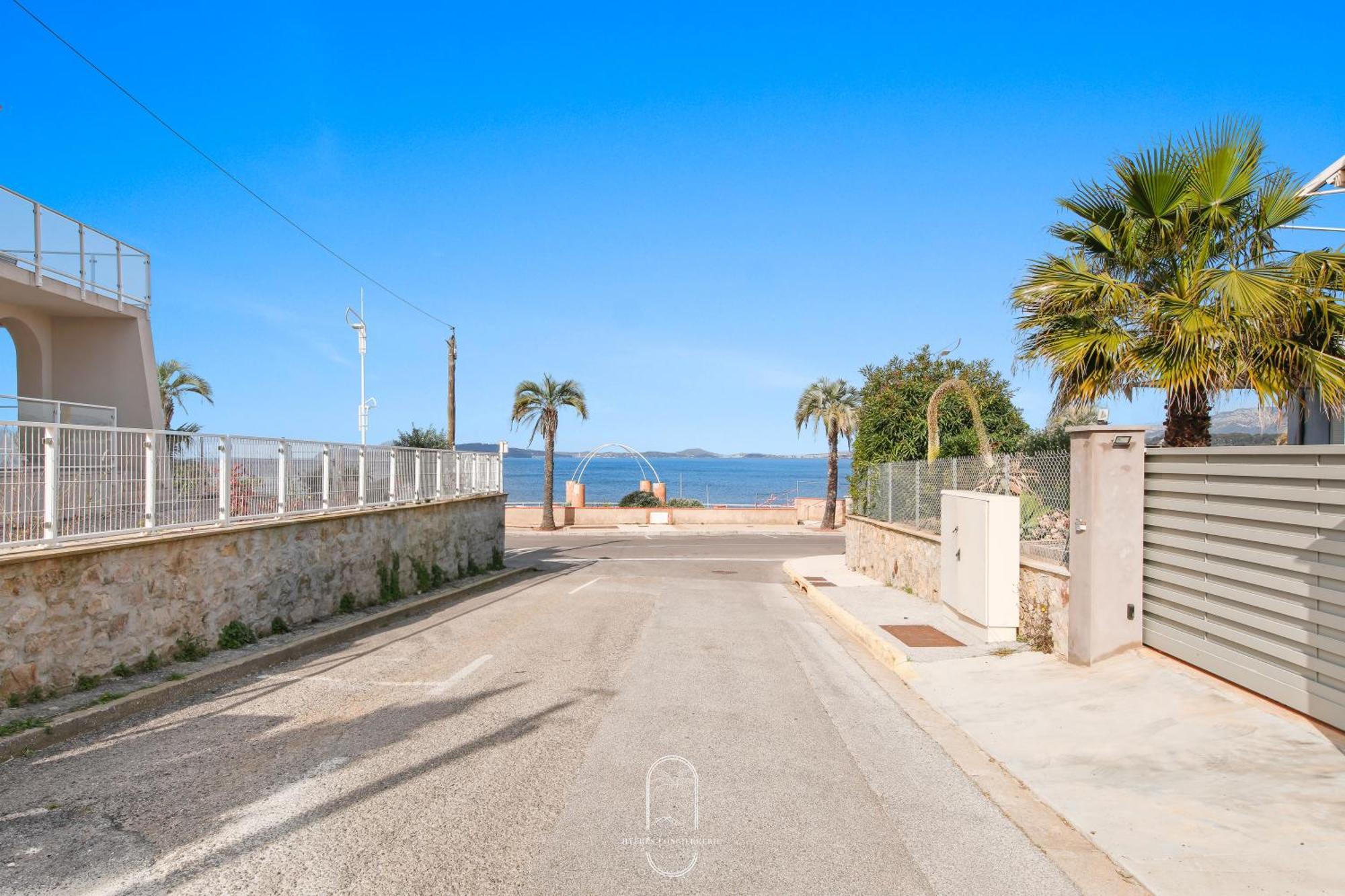Villa Antoine Appartement Rdj Vue Mer Clim Wifi Parking Plage 50M La Garonne Ле-Праде Екстер'єр фото