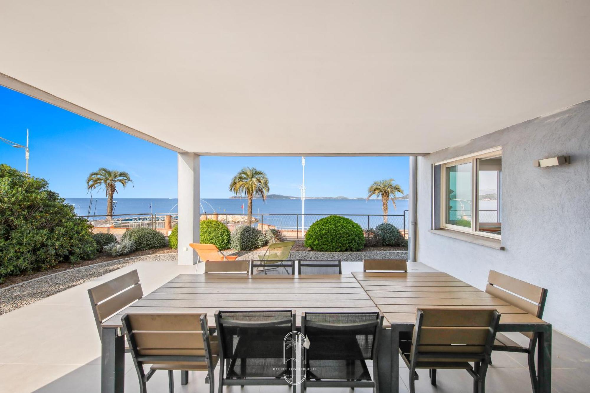 Villa Antoine Appartement Rdj Vue Mer Clim Wifi Parking Plage 50M La Garonne Ле-Праде Екстер'єр фото