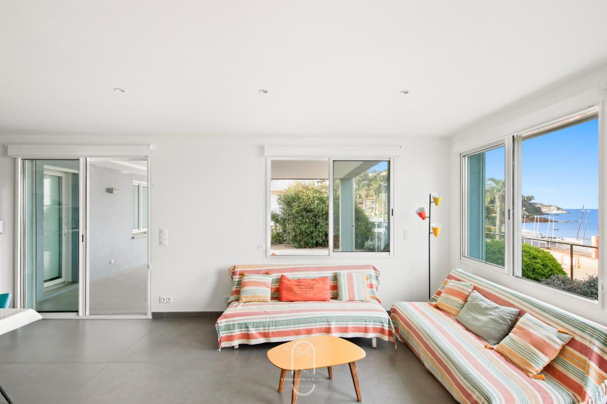 Villa Antoine Appartement Rdj Vue Mer Clim Wifi Parking Plage 50M La Garonne Ле-Праде Екстер'єр фото