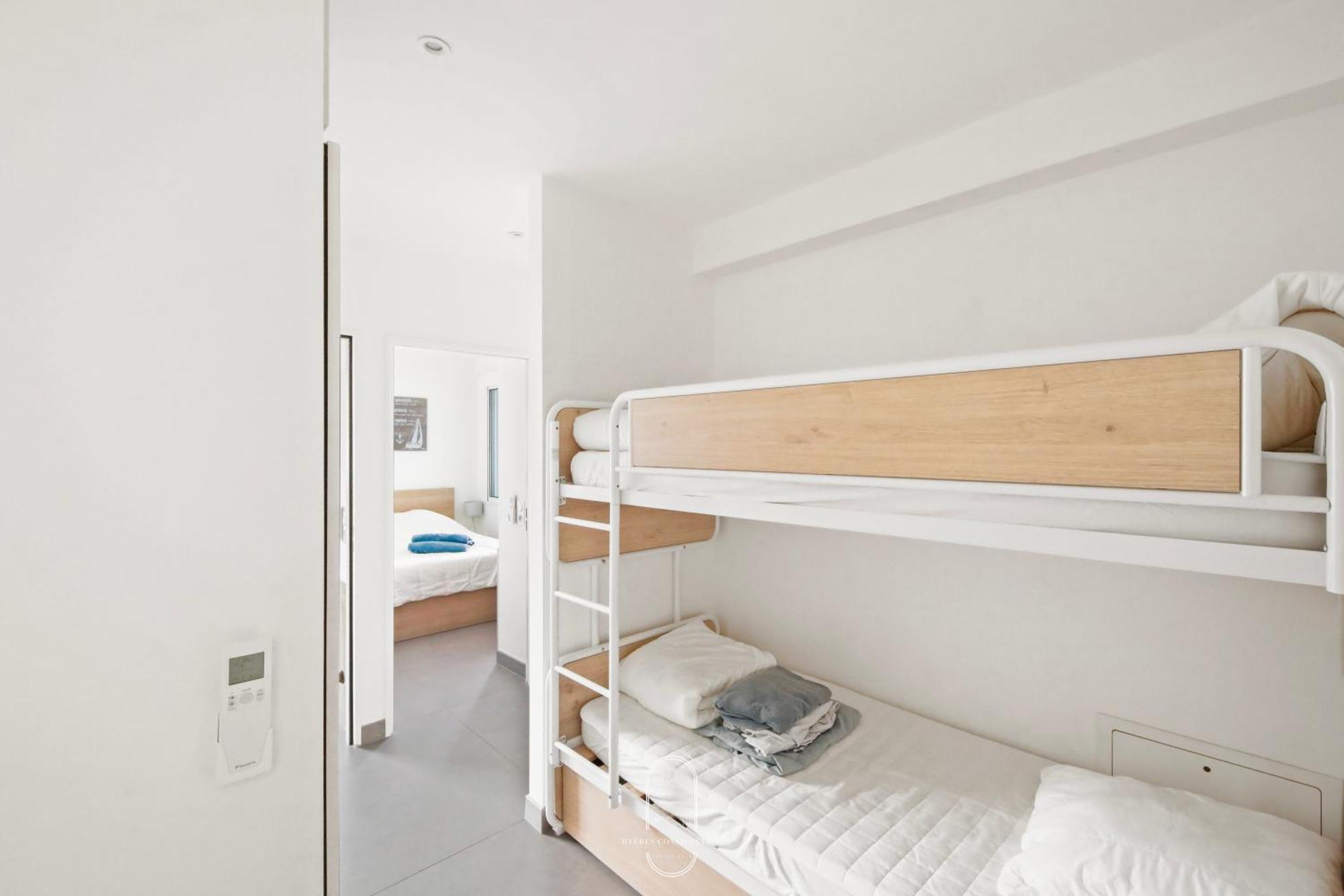 Villa Antoine Appartement Rdj Vue Mer Clim Wifi Parking Plage 50M La Garonne Ле-Праде Екстер'єр фото